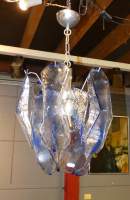 Luminaire: Lustre en verre de murano Prod. MAZZEGA Italie circa 1960 H:45cm