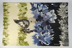 Tapis: Tapisserie Aubusson atelier Gisèle BRIVET -Vers la Nuit- d'après un carto
