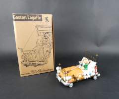BD: Franquin figurine en résine - Gaston Lagaffe dans son lit voiture- édition P