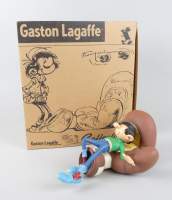 BD: Franquin figurine en résine - Gaston Lagaffe sur le gant de boxe- édition Pl