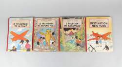 BD: Jo, Zette et Jocko Hergé éd Casterman EO (usure extér int frais taches) (4pc