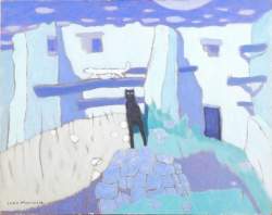 Tableau HSP - Les chats - signé MATTHIJS Lode