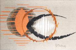 Tapis : Tapisserie - Attraction - signé THILMAN Claude