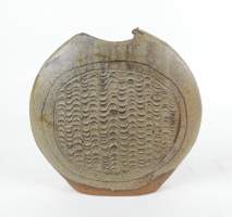 Objet : Vase en terre cuite - Chouette - monogrammé pour ROWLAND P&J (Pat & Joe) (20eS)