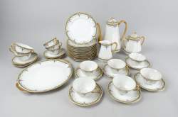 Céramique : Service à café Art Déco en porcelaine de Limoges Balleroy Frères (28)