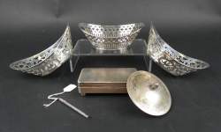 Argenterie : lot d'objets en argent (6)