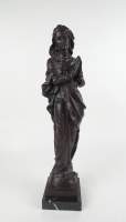 Sculpture : Bronze - Vierge de l'Immaculée Conception - signé ACUNA José Maria