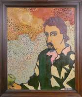 Tableau HST - Le portrait - daté 1957 signé CHEMAY Jacques