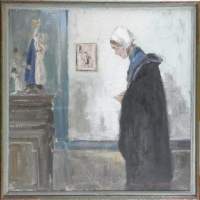 Tableau HST - Scène d'intérieur - signé HAGEMANS Paul