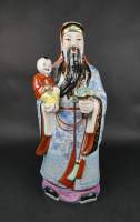 Asiatique : Porcelaine chinoise polychrome rehauts d'or début 20eS