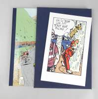 BD : Spirou , Dupuis : Tirage de luxe 1987 - La mauvaise tête - avec sérigraphie 65/975 signée Franquin (Très très bon état)