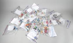 Collection : Lot important de figurines Schtroumpf (+/ - 70pcs) surtout de la marque SCHLEICH dont : beaucoup des années 80
