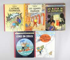 BD(5) : TINTIN Hergé CASTERMAN EOF (Div états)