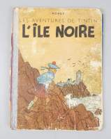 BD : Les aventures de TINTIN , Hergé éd CASTERMAN : L'Ile noire EOC A20 1943 N° : 1785 - 1786 - 1787 (Ext Ds l'état , int correct malgré déchirures)