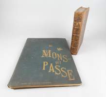 Livre : (2p) in - 8 BOUSSU G - J - Histoire de la ville de Mons - 1725 VARRET J - N rel d'époque (mq , acc , tach) - Mons... - Baudry , Cocu et Mairesse Quaregnon 125 gravures (tac