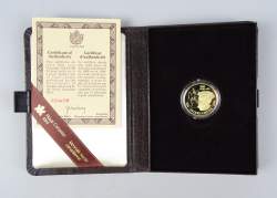 Collection de pièces de monnaie du Canada : 100 dollars or de 1984