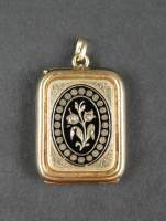 Bijou : Pendentif porte photos NAPIII en or jaune 14K