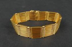 Bijou : Bracelet ajouré en or jaune 18K