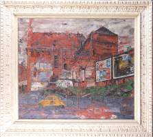 Tableau HST - Les Brigittines - signé VAN LEDA Jean
