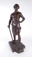 Sculpture : Bronze - Pax et Labor - signé PICAULT Emile