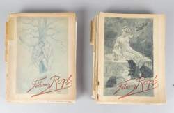Livre : Félicien ROPS 2 volumes in - 4 (acc tranche/reliure) - L'Homme et l'Artiste - par LEMONNIER C. et - Artistes Originaux Rops - par RAMIRO E. avec gravures hors texte