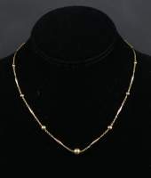 Bijou : Collier en or jaune 18K