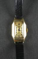 Bijou : Montre de dame ALB boitier en or jaune 18K mvt à remontoir (En état)