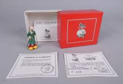 BD: Hergé/Tintin PIXI en plomb référence 4507 -Tournesol en patins à roulettes,