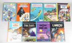 BD: Spirou et Fantasio éd. DUPUIS EO (9) (divers états): N10, N11, N17, N19, N20