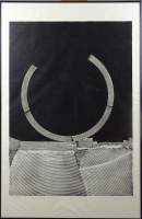 Estampe Serigraphie -Poklon V S- daté 1967 n° 10/15 signé OTREBA Ryszard