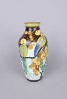 Céramique : Vase en faïence Keramis (chv) D1130 F806 monogrammé LD DELFANT Léon