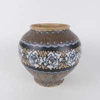 Céramique : Vase en grès KERAMIS Boch 1920 ADF atelier CATTEAU Charles