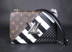 Mode : Sac Louis Vuitton en cuir (Très bel état gen , pt traces) modèle - Twist MM -