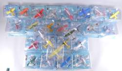 BD : HERGE , TINTIN éd Moulinsart de 26 avions de la série - En avion Tintin - dans les boites d'origine certaines scellées et avec livres