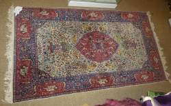 Tapis d'Orient noué main Indien KIRMAN