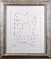 Estampe Offset - Colombe de la concorde - d'après PICASSO Pablo