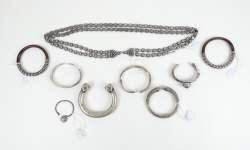Asiatique : Lot de bijoux Chine et Inde probablement en argent