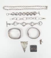 Bijou : Lot de bijoux en argent dont poinçons MEXICO