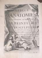 Livres : Abrégé d'anatomie de 1760 de TORTEBAT François in - folio , 13ff de 10 planches anatomiques (pt déchirures , taches)