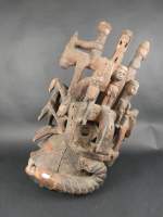 Meuble: Dresse en chêne de style Louis XV 19eS