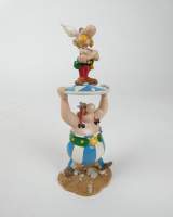BD: Astérix, création Pixi -Obélix portant Astérix sur un bouclier- N° XXXVI/MD