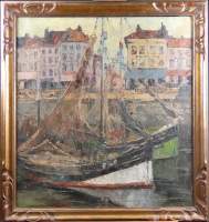 Tableau HST - Marine - signé VAN DE CASTEELE Auguste