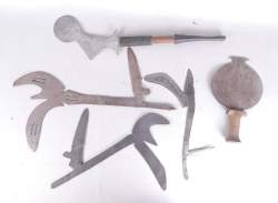 Africain : Armes de jet divers + 1 sceptre Momvu