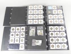 Collection : pièces de monnaie : gros lot en Euro de 1 , 2 , 3 , 5 , 8 , 10 euros en argent (397g) et en Cupro - Nickel et gros lot de pièces de 2 euros