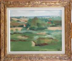 Tableau HSP - Paysage - signé DEVOS Leon