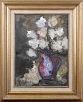 Tableau HST - Nature morte aux fleurs - signé PERMEKE Paul