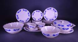 Céramique: Service à diner en faience BOCH La Louvière
