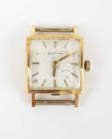 Bijou : Boitier de montre de dame JACQUET et GIRARD en or jaune 18K mouvement à remontoir (en état) (manque bracelet)