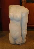 Sculpture en pierre -Corps de femme nue- signé MINNE Joris
