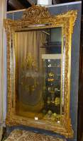 Meuble : Miroir NAPIII en stuc doré (petit acc)